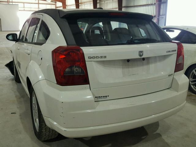 1B3HB48A89D132996 - 2009 DODGE CALIBER SX WHITE photo 3