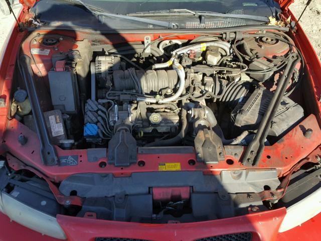 1G2WP52K1XF236671 - 1999 PONTIAC GRAND PRIX RED photo 7