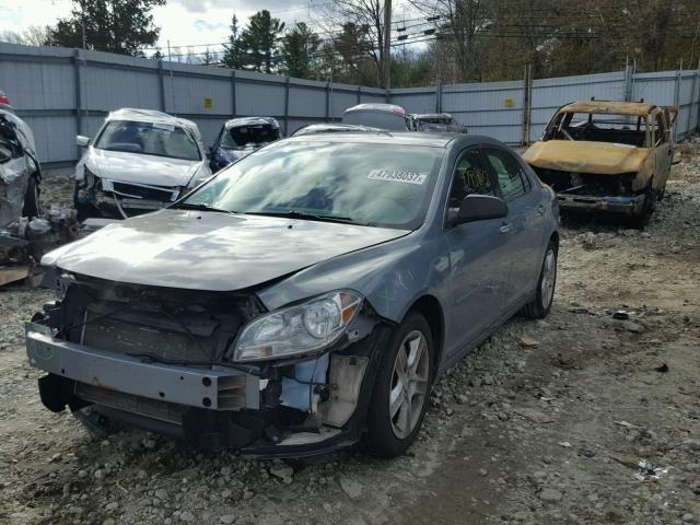 1G1ZG57B69F227509 - 2009 CHEVROLET MALIBU LS SILVER photo 2