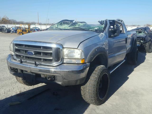 1FTNX21P34EB37953 - 2004 FORD F250 SUPER SILVER photo 2