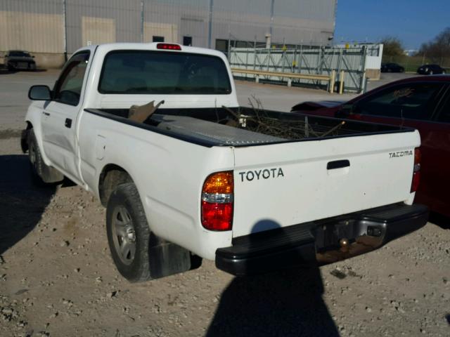 5TENL42N84Z431883 - 2004 TOYOTA TACOMA WHITE photo 3