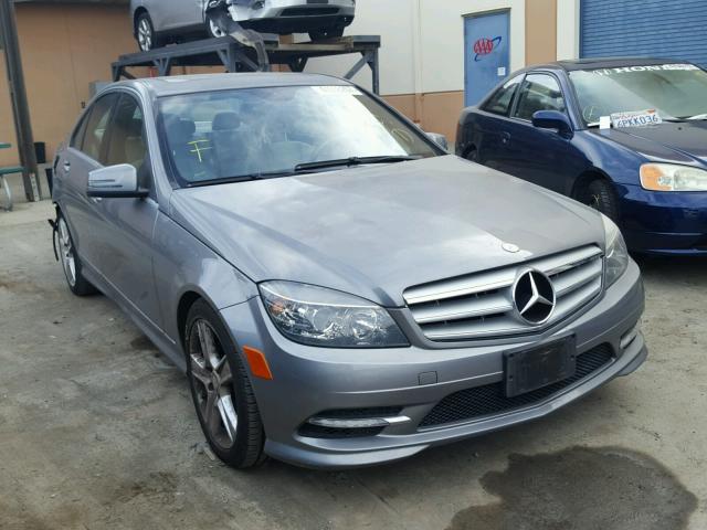 WDDGF5EB9BR152237 - 2011 MERCEDES-BENZ C 300 SILVER photo 1