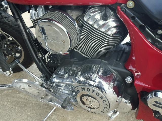 56KTCAAA5E3317368 - 2014 INDIAN MOTORCYCLE CO. CHIEFTAIN RED photo 7