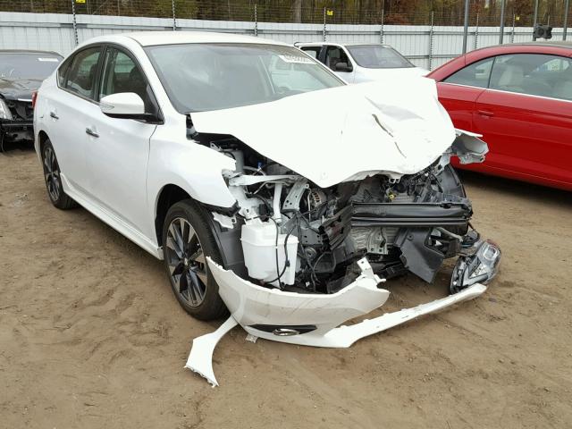 3N1AB7AP1GY283353 - 2016 NISSAN SENTRA S WHITE photo 1