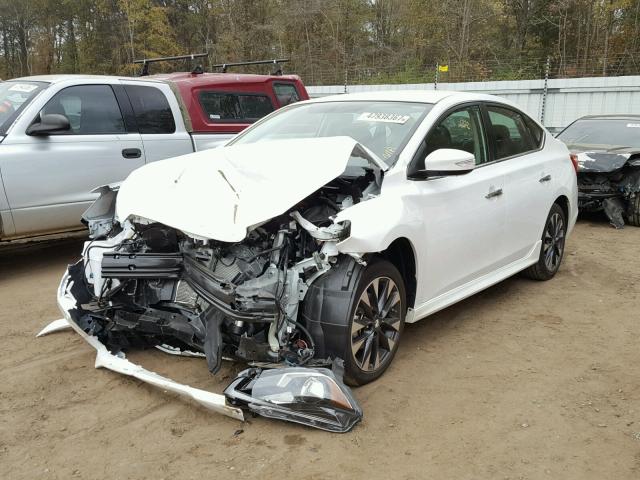 3N1AB7AP1GY283353 - 2016 NISSAN SENTRA S WHITE photo 2