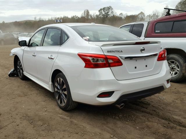 3N1AB7AP1GY283353 - 2016 NISSAN SENTRA S WHITE photo 3