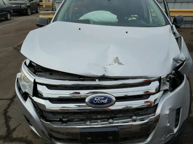 2FMDK3GC2DBA90734 - 2013 FORD EDGE SE SILVER photo 7