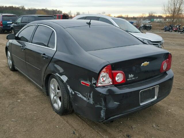 1G1ZC5EB0A4155091 - 2010 CHEVROLET MALIBU 1LT BLACK photo 3