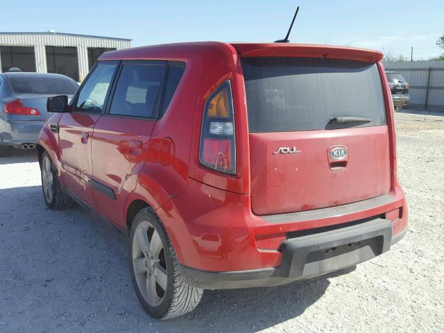 KNDJT2A26A7099651 - 2010 KIA SOUL + RED photo 3