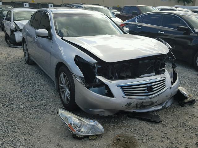 JN1DV6AP4CM700542 - 2012 INFINITI G25 BASE SILVER photo 1