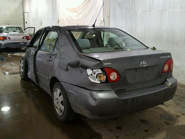 2T1BR32EX6C681162 - 2006 TOYOTA COROLLA CE GRAY photo 3