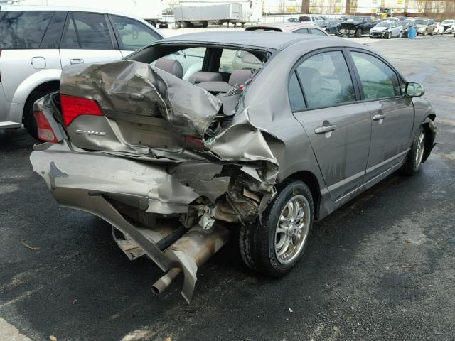 1HGFA16557L045851 - 2007 HONDA CIVIC LX SILVER photo 4