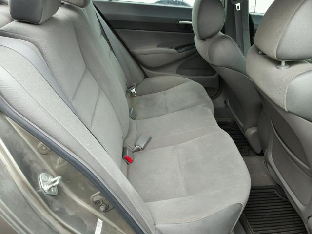 1HGFA16557L045851 - 2007 HONDA CIVIC LX SILVER photo 6