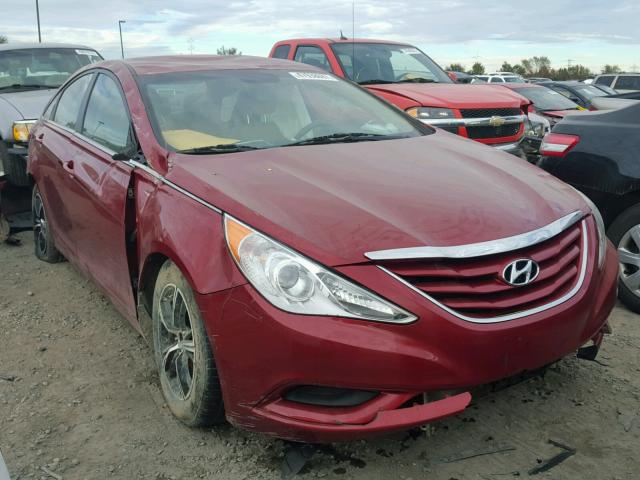 5NPEB4AC9CH484113 - 2012 HYUNDAI SONATA GLS RED photo 1