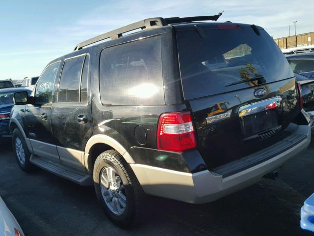 1FMFU17517LA64431 - 2007 FORD EXPEDITION BLACK photo 3