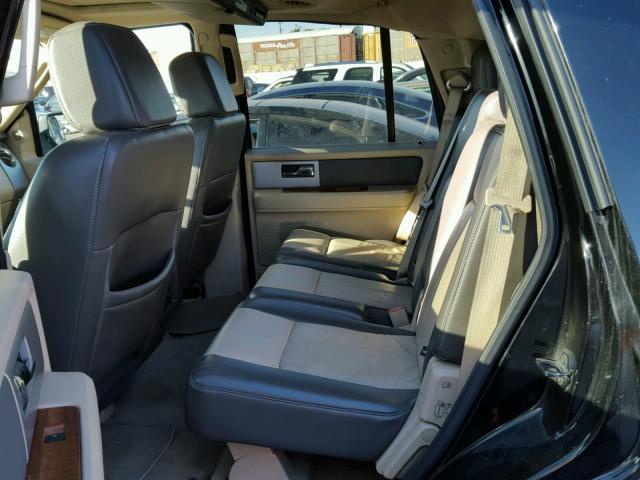 1FMFU17517LA64431 - 2007 FORD EXPEDITION BLACK photo 6