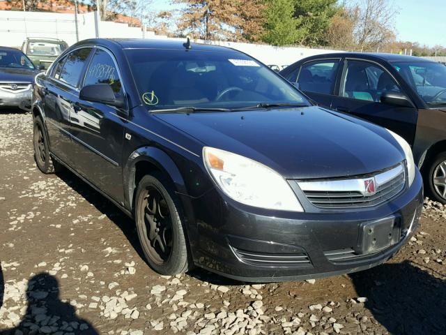 1G8ZS57N08F224825 - 2008 SATURN AURA XE BLACK photo 1