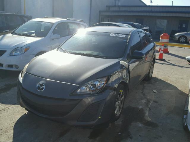 JM1BL1VF9B1370380 - 2011 MAZDA 3 I CHARCOAL photo 2