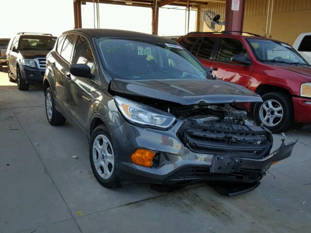 1FMCU0F74HUD84256 - 2017 FORD ESCAPE S GRAY photo 1