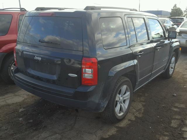 1C4NJPFA3ED648413 - 2014 JEEP PATRIOT LA BLACK photo 4