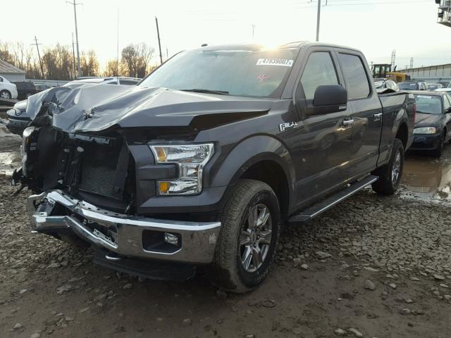 1FTFW1EF3GFC28738 - 2016 FORD F150 SUPER SILVER photo 2