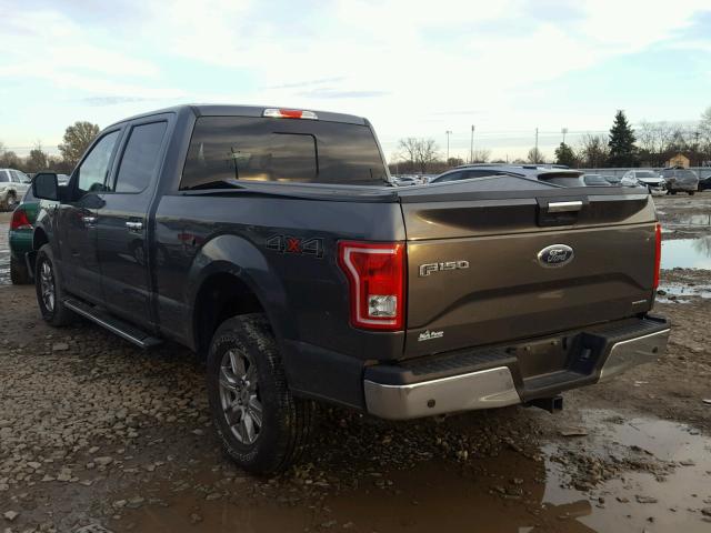 1FTFW1EF3GFC28738 - 2016 FORD F150 SUPER SILVER photo 3