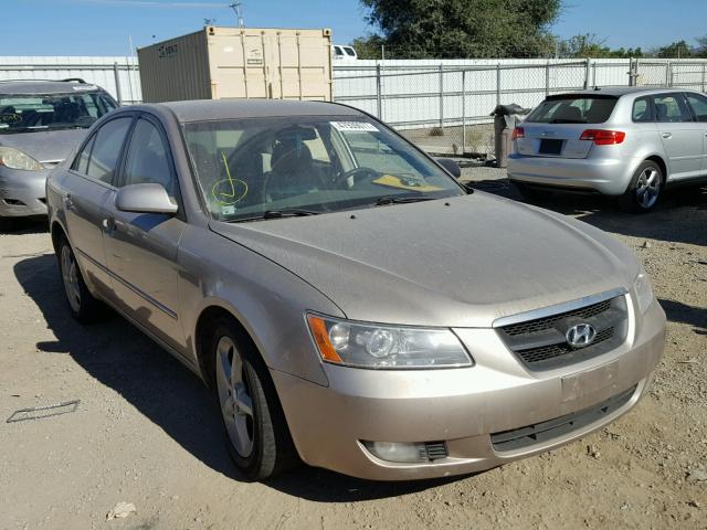 5NPEU46F57H254510 - 2007 HYUNDAI SONATA SE TAN photo 1