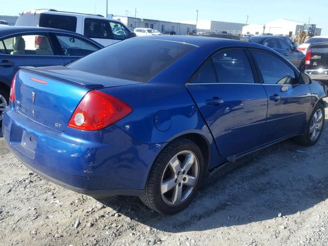 1G2ZH528654143202 - 2005 PONTIAC G6 GT BLUE photo 4