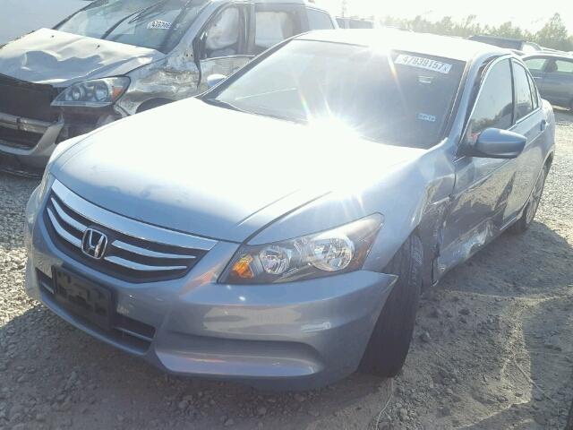 1HGCP2F75CA090433 - 2012 HONDA ACCORD EX BLUE photo 2