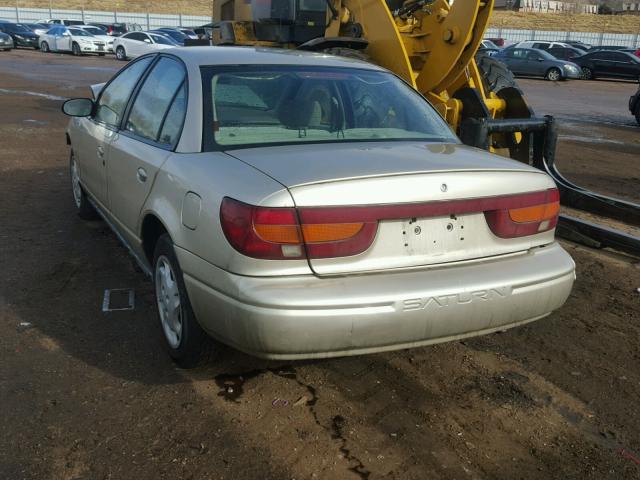 1G8ZJ52722Z108463 - 2002 SATURN SL2 BEIGE photo 3