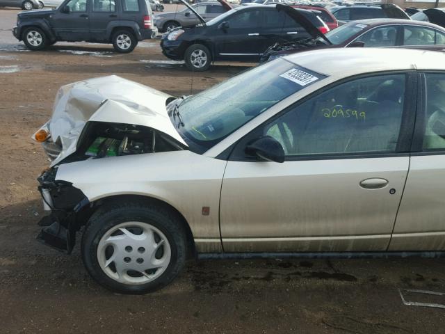 1G8ZJ52722Z108463 - 2002 SATURN SL2 BEIGE photo 9