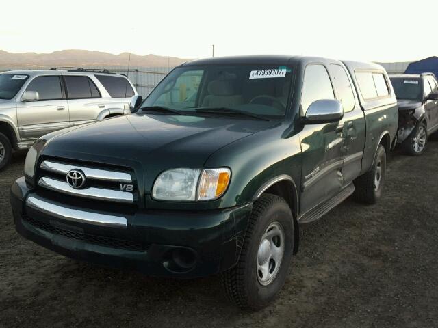 5TBRT34133S377127 - 2003 TOYOTA TUNDRA ACC GREEN photo 2