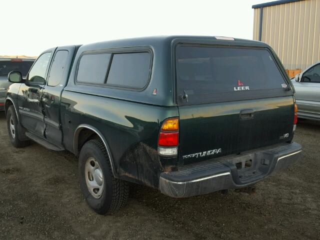 5TBRT34133S377127 - 2003 TOYOTA TUNDRA ACC GREEN photo 3