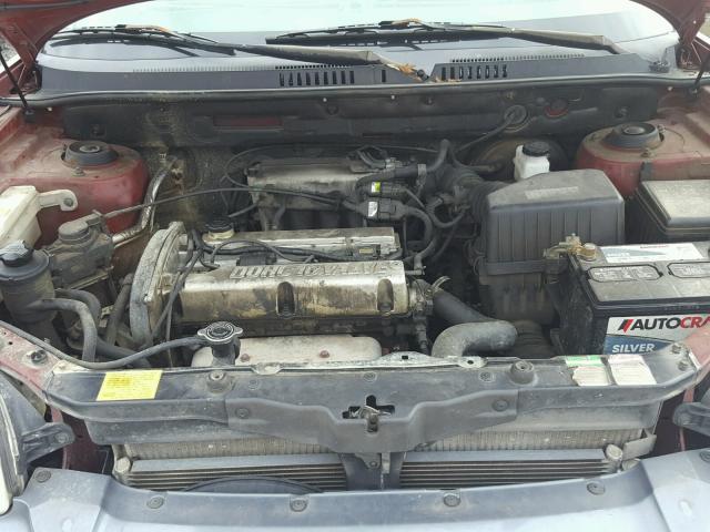 KM8SB12B84U814429 - 2004 HYUNDAI SANTA FE G RED photo 7