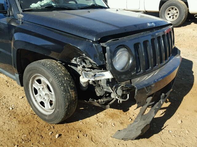 1J8FT28078D570883 - 2008 JEEP PATRIOT SP BLACK photo 9