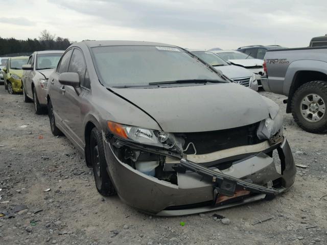 1HGFA165X7L064377 - 2007 HONDA CIVIC LX GRAY photo 1