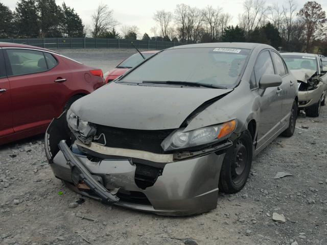 1HGFA165X7L064377 - 2007 HONDA CIVIC LX GRAY photo 2