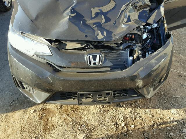 3HGGK5G50HM701185 - 2017 HONDA FIT LX BLACK photo 7