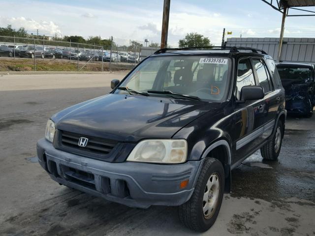 JHLRD2846XC002135 - 1999 HONDA CR-V LX BLACK photo 2