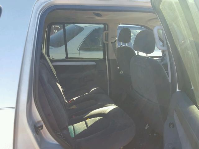 1FMZU73K53UA57160 - 2003 FORD EXPLORER X SILVER photo 6