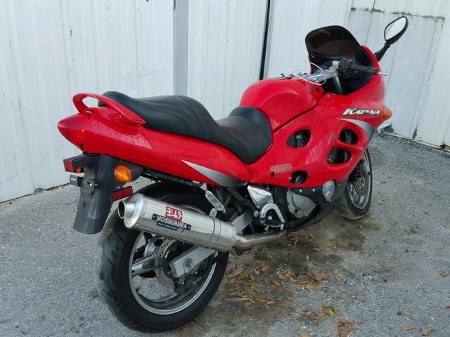 JS1GN79A7Y2102717 - 2000 SUZUKI GSX600 F RED photo 4