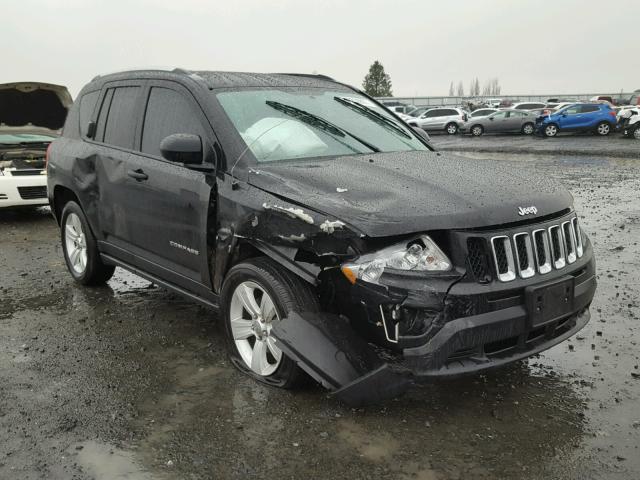 1C4NJCBA3CD636385 - 2012 JEEP COMPASS SP BLACK photo 1