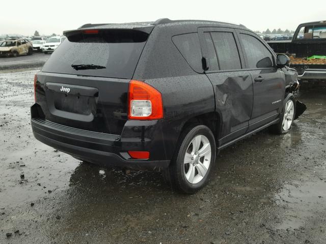 1C4NJCBA3CD636385 - 2012 JEEP COMPASS SP BLACK photo 4