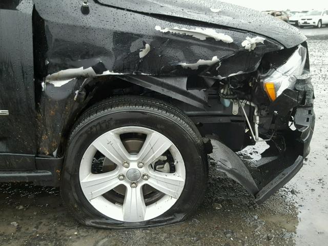 1C4NJCBA3CD636385 - 2012 JEEP COMPASS SP BLACK photo 9
