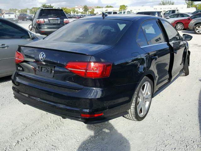 3VW4T7AJ7GM373291 - 2016 VOLKSWAGEN JETTA GLI BLACK photo 4