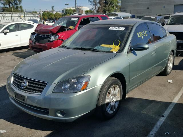 1N4AL11D36N325763 - 2006 NISSAN ALTIMA S GREEN photo 2