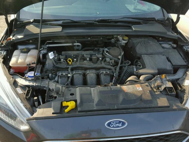 1FADP3F29FL300222 - 2015 FORD FOCUS SE GRAY photo 7