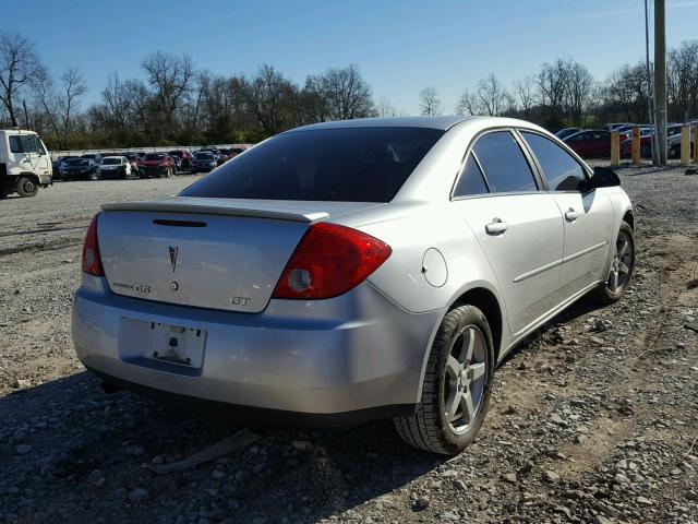 1G2ZH57N294201617 - 2009 PONTIAC G6 GT SILVER photo 4