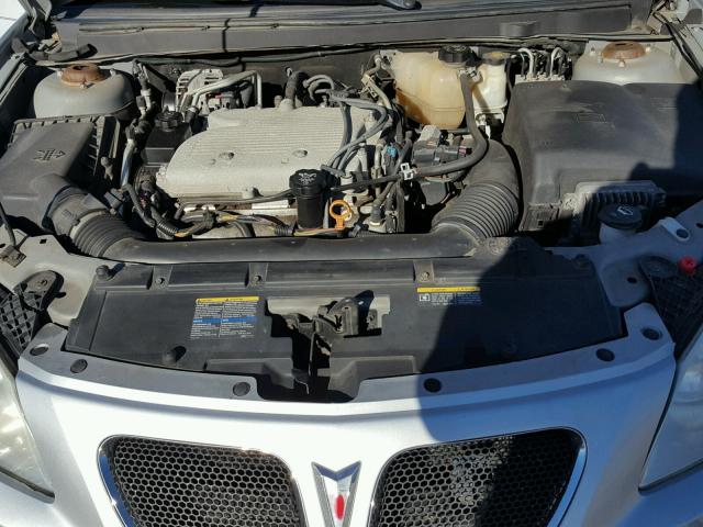 1G2ZH57N294201617 - 2009 PONTIAC G6 GT SILVER photo 7