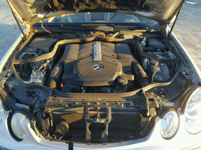 WDBUH83J45X167553 - 2005 MERCEDES-BENZ E 500 4MAT SILVER photo 7